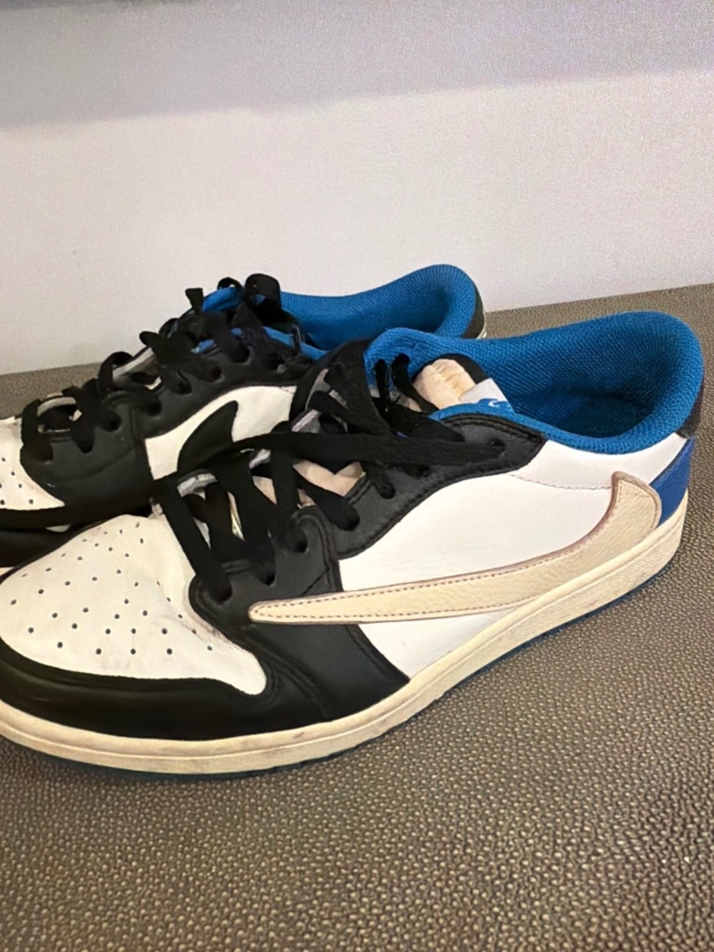 Nike blue and black
